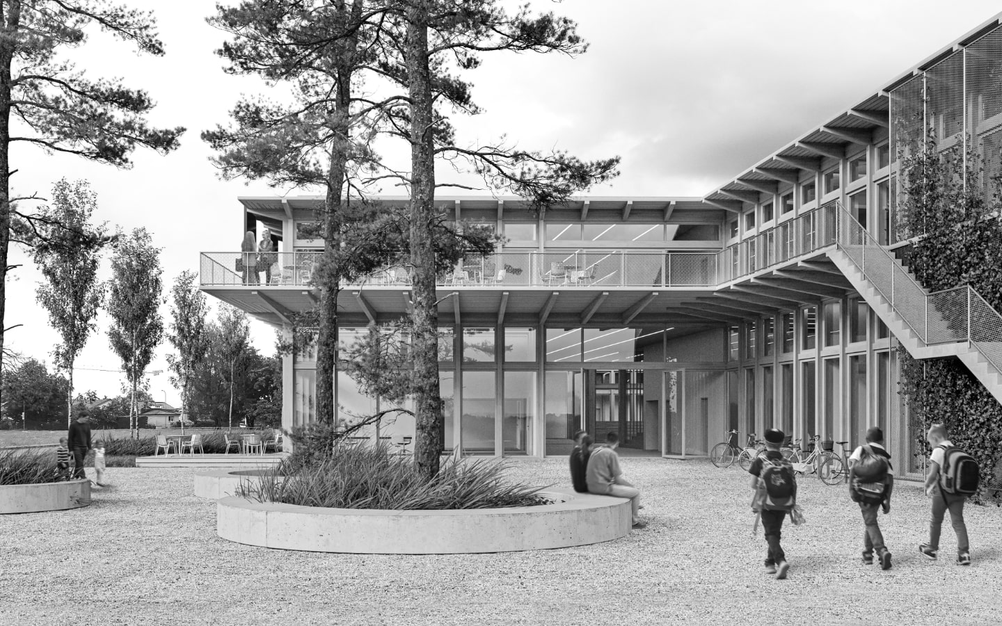 International School Rheintal Schulgebäude